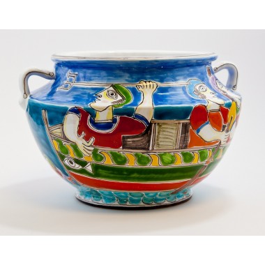 Ceramic Vase DS Skipos Grecia VS658GR de simone pottery Ceramic Vase DS Skipos Grecia VS658GR de simone pottery